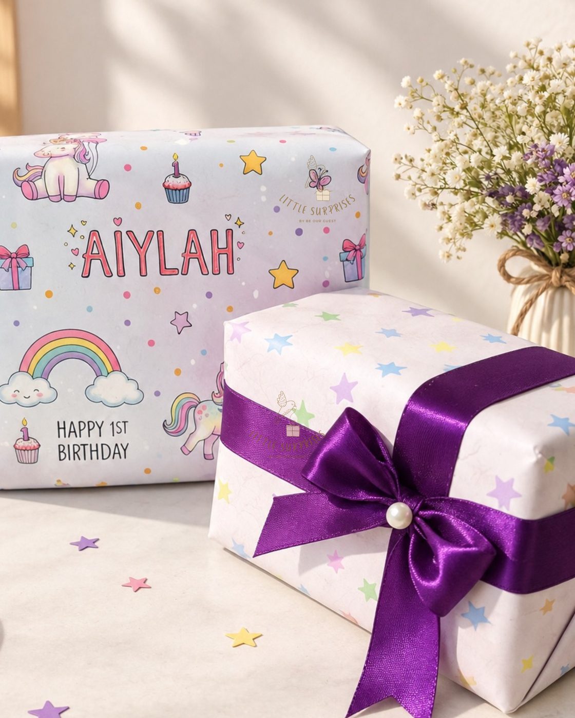 Unicorn Wrapping Paper by Little Surprises